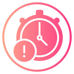 deadline gradient icon
