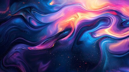 Fototapeta premium Abstract Swirling Colors.