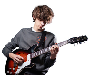 Obraz premium PNG Music musician guitar teen.