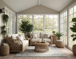 Fototapeta premium living room interior