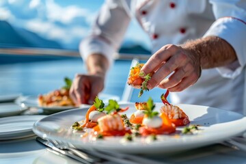 Gourmet experiences aboard luxury yachts  chefs crafting exceptional culinary delights at sea