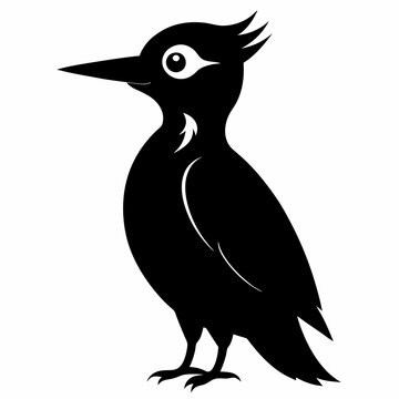 recommend clip art: Woodpecker Black silhouette