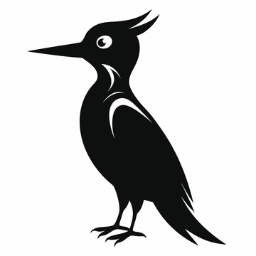 recommend clip art: Woodpecker Black silhouette