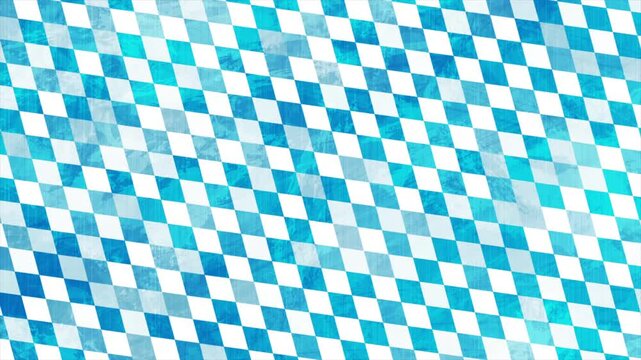 Oktoberfest abstract checkered geometric pattern grunge background. Video animation Ultra HD 4K 3840x2160