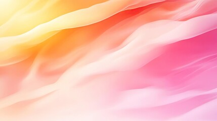 Fototapeta premium A vibrant abstract background featuring flowing waves of pink, orange, and soft white hues, perfect for creative projects.