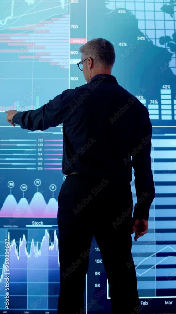 Poster big data artificial intelligence dashboard