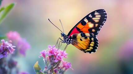 Fototapeta premium Miletus,a butterfly,beautiful,flying, --ar 16:9 --style raw --v 6.1 Job ID: 727082fa-5f2c-4b5c-837f-663c0e27ce96