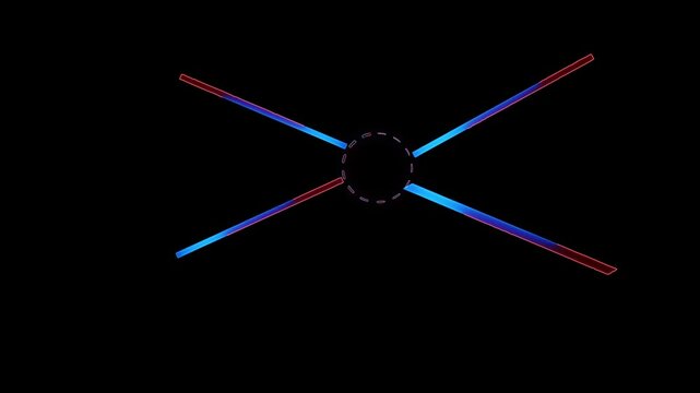Background with glowing light
