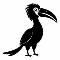 Hornbill Black silhouette