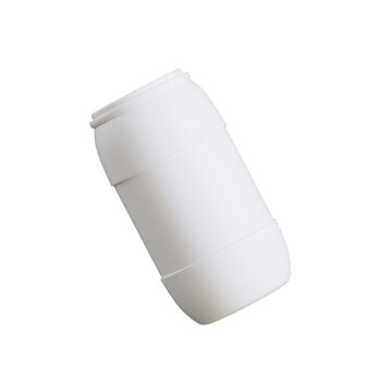 recommend clip art: Realistic plastic container barrel, 3D rendering illustration with transparent PNG background