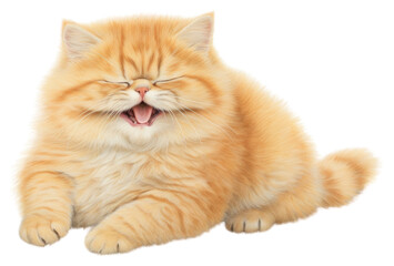 PNG Cat mammal animal kitten.