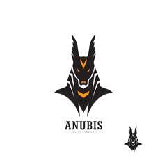 egyptian god anubis vector, anubis logo