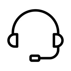 headphone line icon