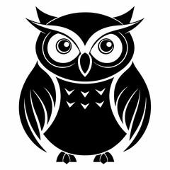 Owl Black silhouette