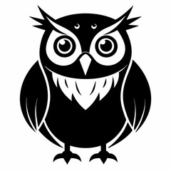 Owl Black silhouette