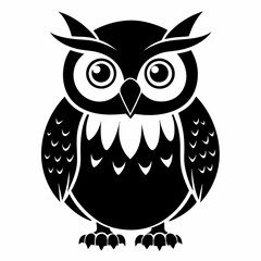 Owl Black silhouette