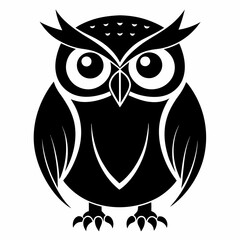 Owl Black silhouette