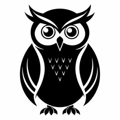 Owl Black silhouette