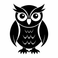 Owl Black silhouette