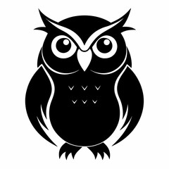 Owl Black silhouette