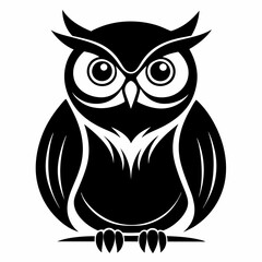 Owl Black silhouette