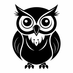 Owl Black silhouette