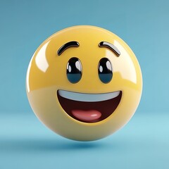 Fototapeta premium Emoji - 3D Generated Facial Expression 