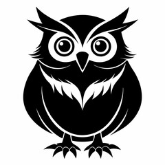 Owl Black silhouette
