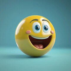 Fototapeta premium Emoji - 3D Generated Facial Expression 