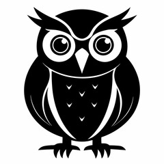 Owl Black silhouette