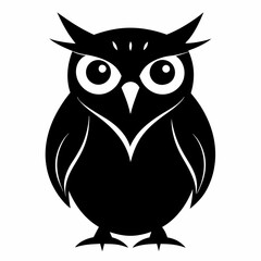 Owl Black silhouette