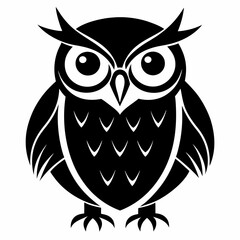 Owl Black silhouette