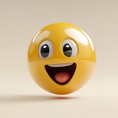 Fototapeta premium Emoji - 3D Generated Facial Expression 