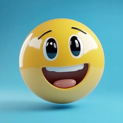 Fototapeta premium Emoji - 3D Generated Facial Expression 