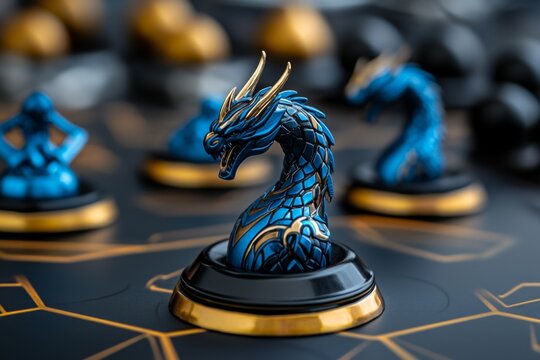 Board game, miniature figures, detailed models adds a tactile, visual element with beautifully crafted pieces to enhance the gaming experience