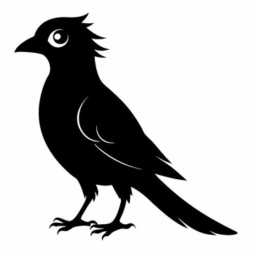 recommend clip art: Cuckoo Black silhouette