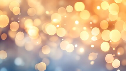 Obraz premium Bokeh Light Effects: Soft, out-of-focus bokeh lights in various sizes, creating a dreamy effect on a white background. 