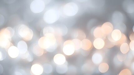 Bokeh Light Effects: Soft, out-of-focus bokeh lights in various sizes, creating a dreamy effect on a white background.
