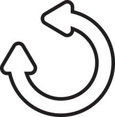 Reload Arrow Line Icon