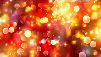 Glimmering Winter Wonderland: A Festive Abstract Holiday Scene