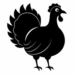 Turkey Black silhouette