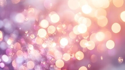 Obraz premium Bokeh Light Effects: Soft, out-of-focus bokeh lights in various sizes, creating a dreamy effect on a white background. 