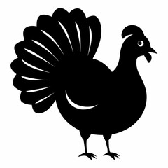 Turkey Black silhouette