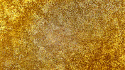 close up view of monochrome yellow carpet texture background for interior, indoor decoration. top view of gold fluffy carpet for vintage style decoration. terry cloth texture.