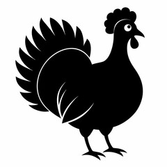 Turkey Black silhouette