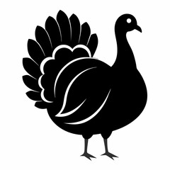 Turkey Black silhouette