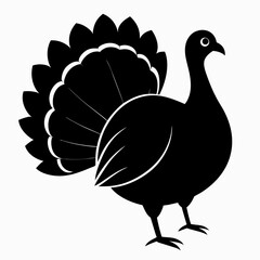 Turkey Black silhouette