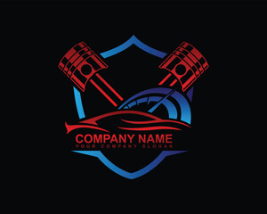 Modern Car Detailing Service Logo Design for Speedy Auto Wash and Shine