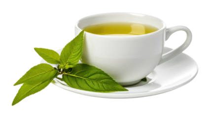 PNG Tea cup drink leaf mug.