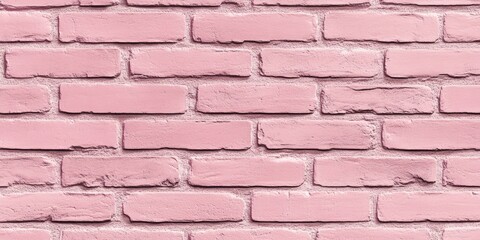 Vintage pink brick texture with smooth and even layout featuring subtle shadowing